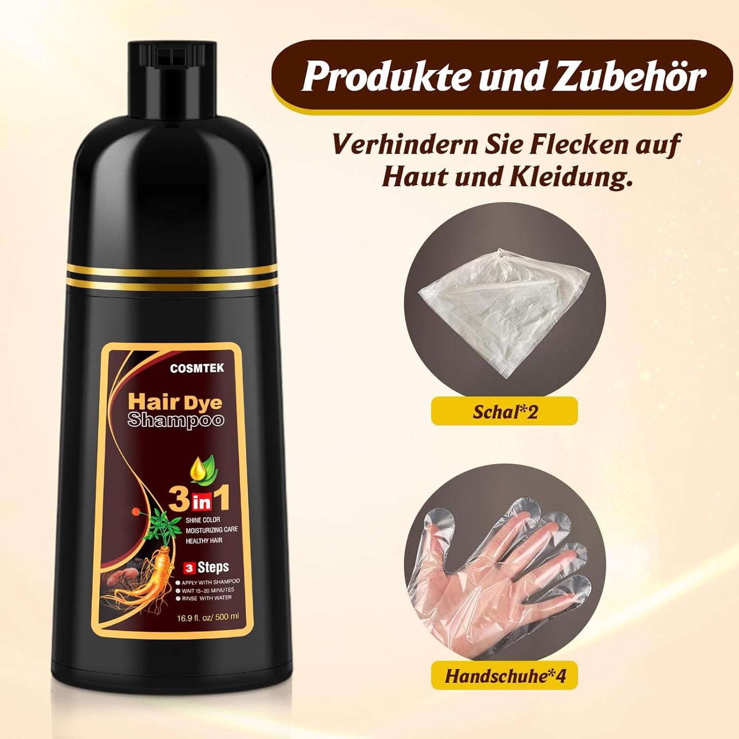 Hair Dye Shampoo (Pflanzlich)